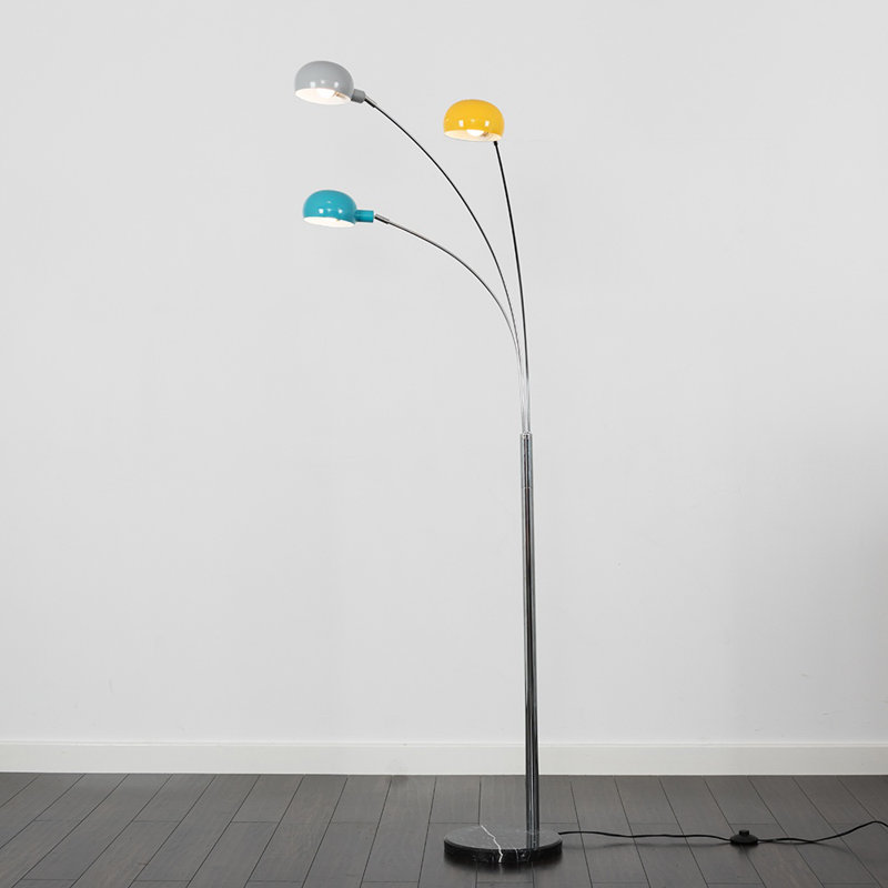 Derosier 192cm Tree Floor Lamp, Cool Grey, Yes