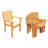 Cimah 8 - Person Teak Wood Patio Dining Set with Rectangular Table