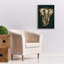 Toile épique «Gold Afrique 1 sur vert» par Wellington Studio, 18 po x 26 po-106172030