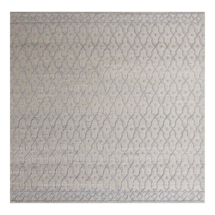 Handmade Hand Loomed Jute/Sisal Gray Rug