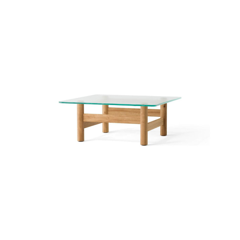 Brasilia Coffee Table, Natural Oak