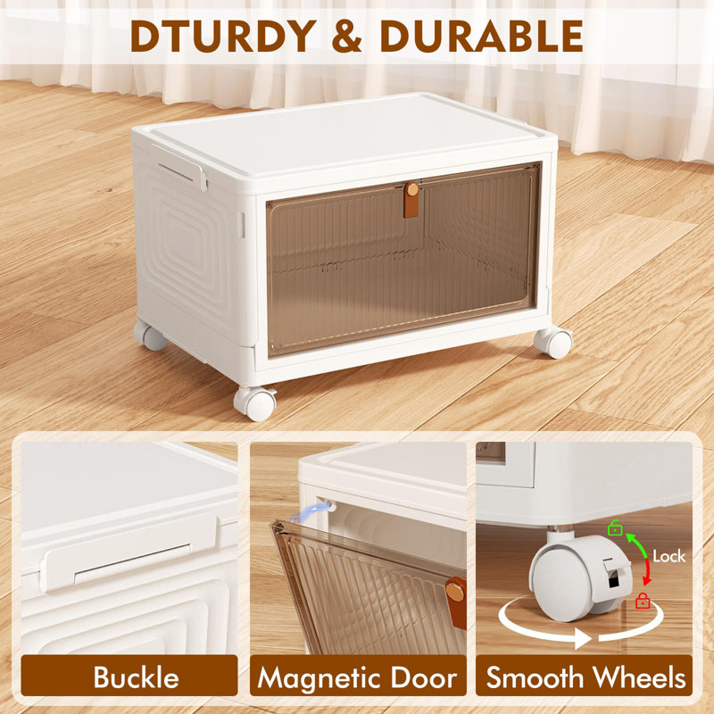 Ebern Designs Plastic Decorative Bin