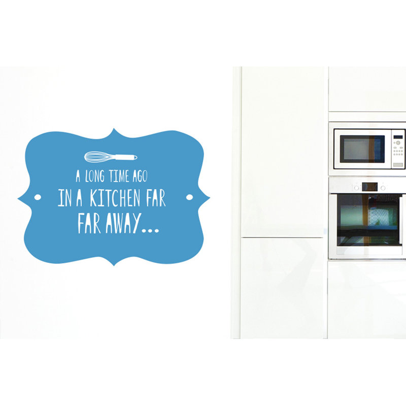 Wall Decal, Blue, Large