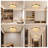 12-inch 24w Gold Flush Mount Led Ceiling Light – Round Low Profile Fixtures For Bedroom, Living Room & Dining Room (damp Location Rated)-287675430