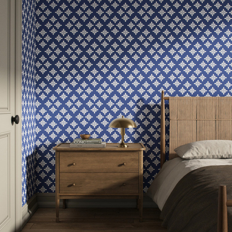 Conspectus Wallpaper, 52"x132", Conspectus Navy I