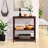 3-Tier Console Table Open Bookshelf Bookcase with Storage Shelves-1985555261