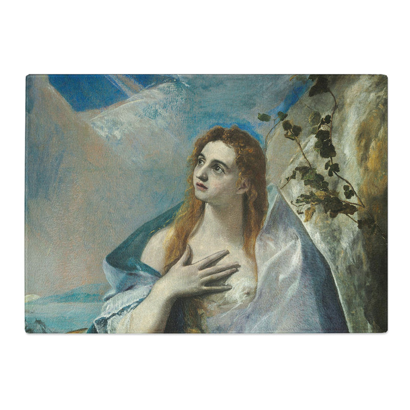 The Penitent Magdalene by El Greco Chopping Board, 0.4cm H x 28.5cm W x 39cm L