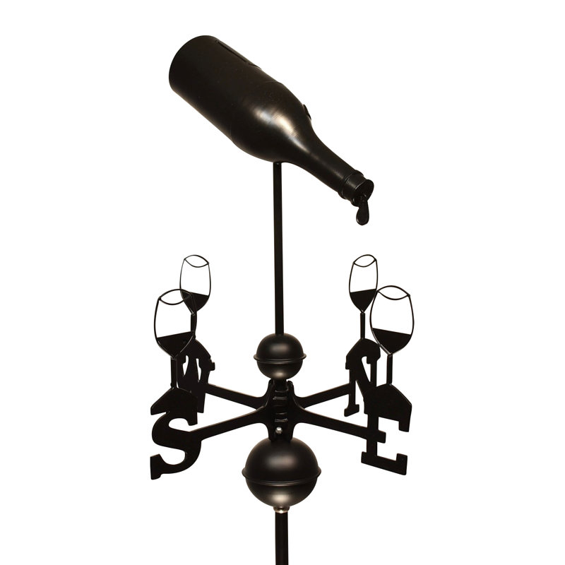 Girouette bouteille de vin