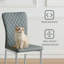 Modern Faux Leather/PU/Suede/Velvet Upholstered Dining Chair Tufted High Back-162037798-162037823-144666951