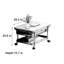 Table basse pliante compacte et portable
