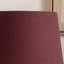 Winston 24cm H Cotton Empire Lamp Shade ( Clip On ) in Red