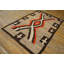 Antique Navajo Native American Earth Tone Color Flat Woven Rug