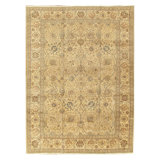 Antique One-of-a-Kind Rectangle 9'6" X 13'5" Hand Knotted Area Rug