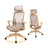Nouhaus Airex Ergonomic Office Chair, High Back Home Desk Chair with Headrest, 3D Armrests, 3-Level Tilt Backrest and Wide Cushion, Big and Tall Mesh Chairs, Taupe Task Chair-561161494