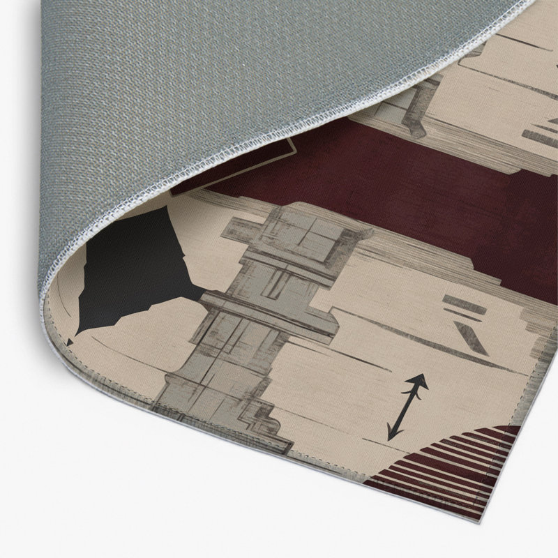 Dynastic Dream Indoor And Outdoor Area Rug, Rectangle 9' x 12'