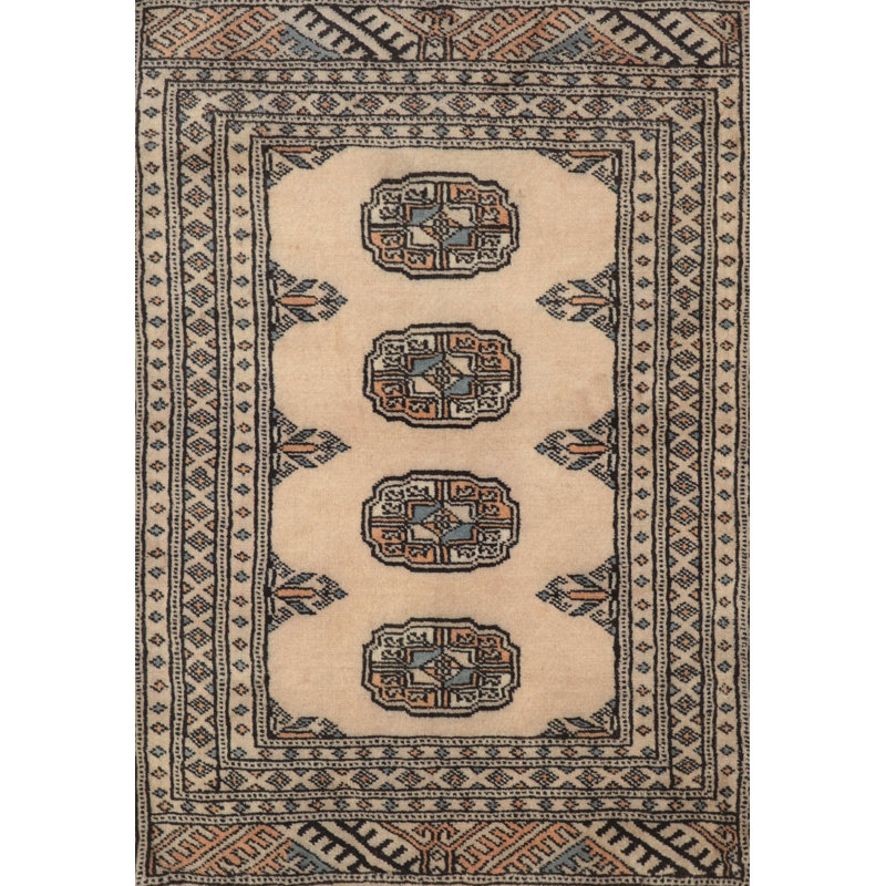 Tapis brun/noir/gris traditionnel Bibeau, Rectangle 5 pi x 7 pi