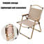 Chaise pliante empilable en acier Ettorina