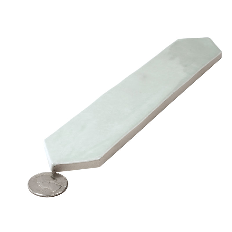 Festa 1.7'' W x 9.6'' L Ceramic Singular Tile, Pistachio Green