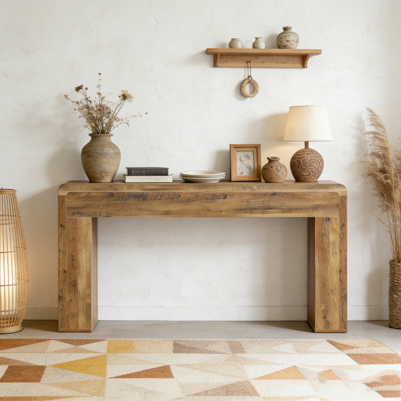 Console de vestibule en bois