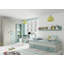 Hideaway 3 Door Manufactured Wood Wardrobe