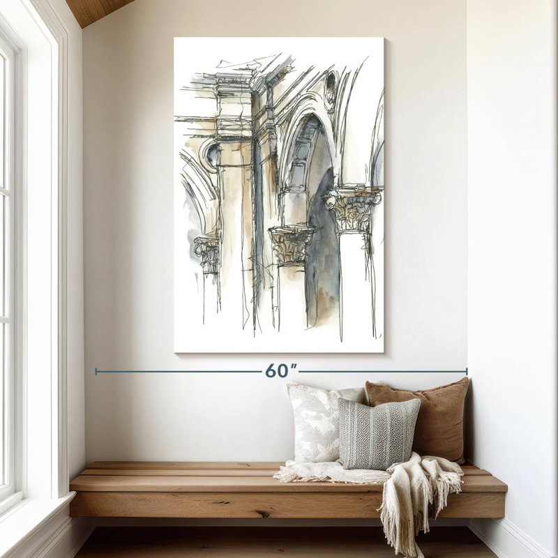 Lilie Plein Air Interior Study II, 51" H x 34" W