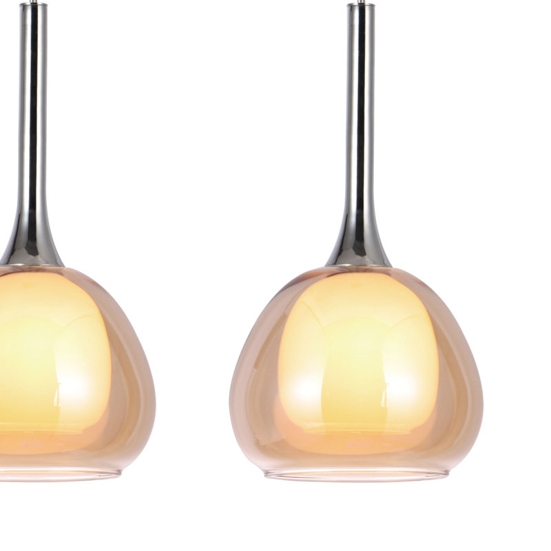 4 - Light Cromo Teardrop Pendant