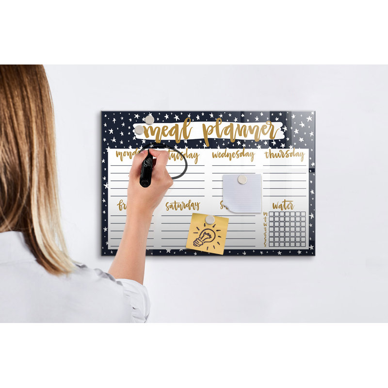 Magnetic Glass Dry Erase Board