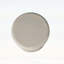 Table d'appoint empilable organique sculpturale, fibre de verre ronde texturée crème pour le salon, aucun assemblage requis