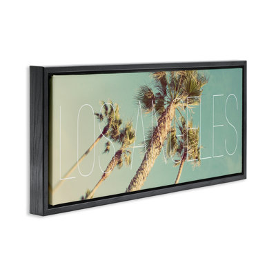 "Los Angeles Palms", art mural sur toile flottante par Emily Navas