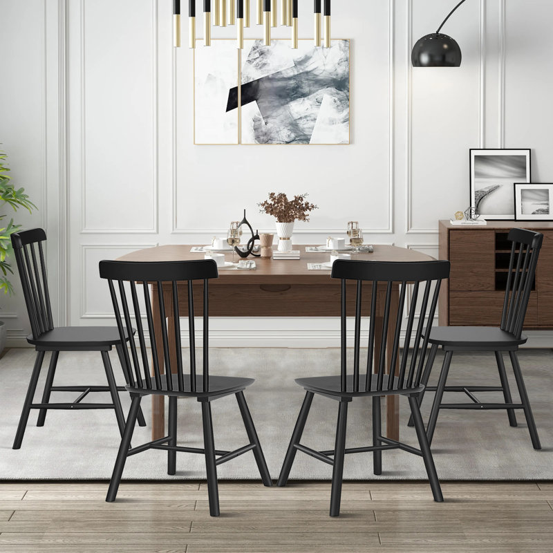 Solid Wood Windsor Dining Chairs