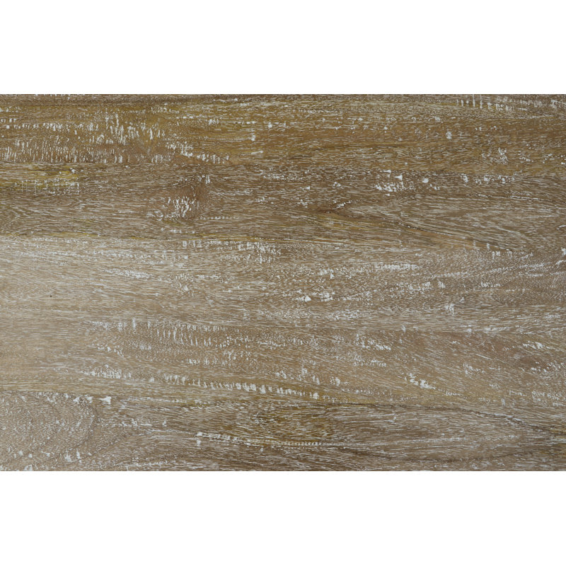 Alaistair Solid Wood End Table, New White Wash