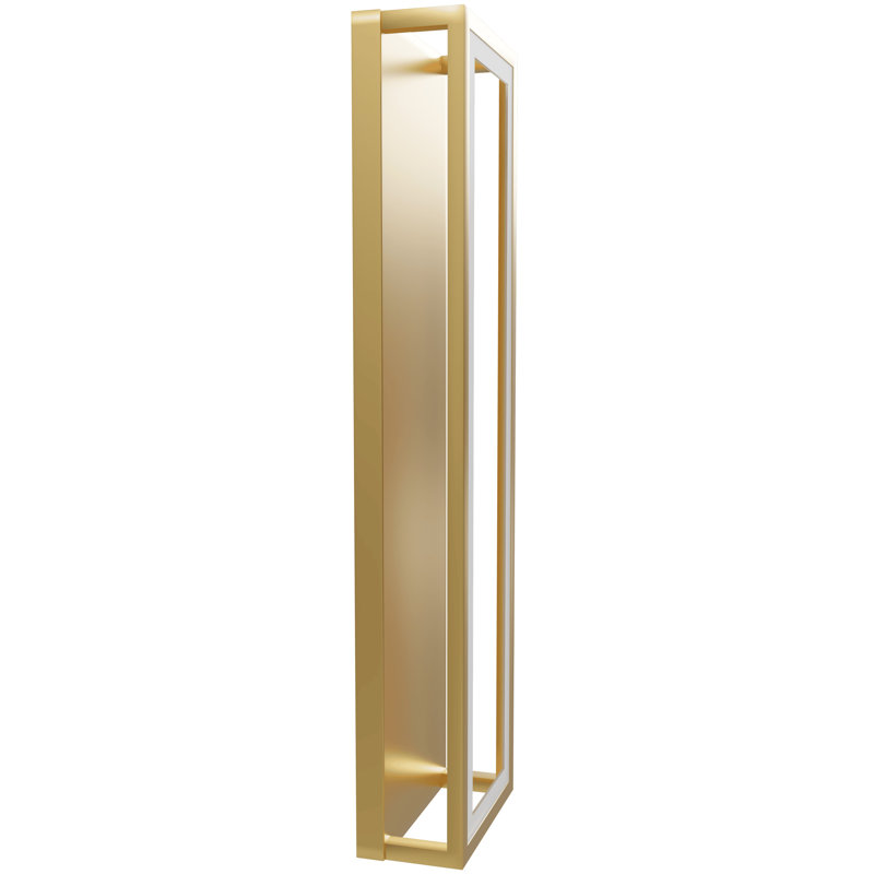 Park 1 - Light LED Flush Mounted Sconce, 30" H x 8" W x 4" D, Gold