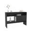 Console H 31,8 po avec 2 portes et 3 tablettes, noir-1842439438