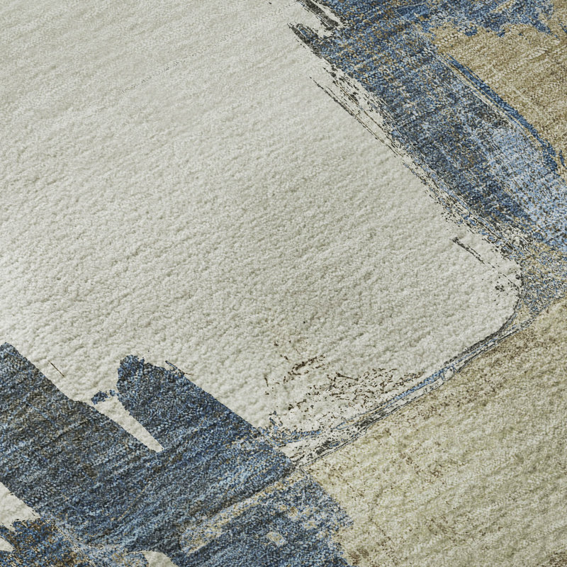 Premium Machine Washable Northdale AMF1332 Abstract Rug, Rectangle 3' x 5'