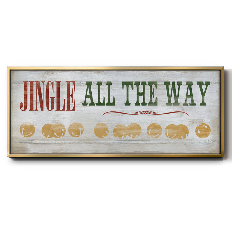 Toile encadrée «Jingle All the Way»
