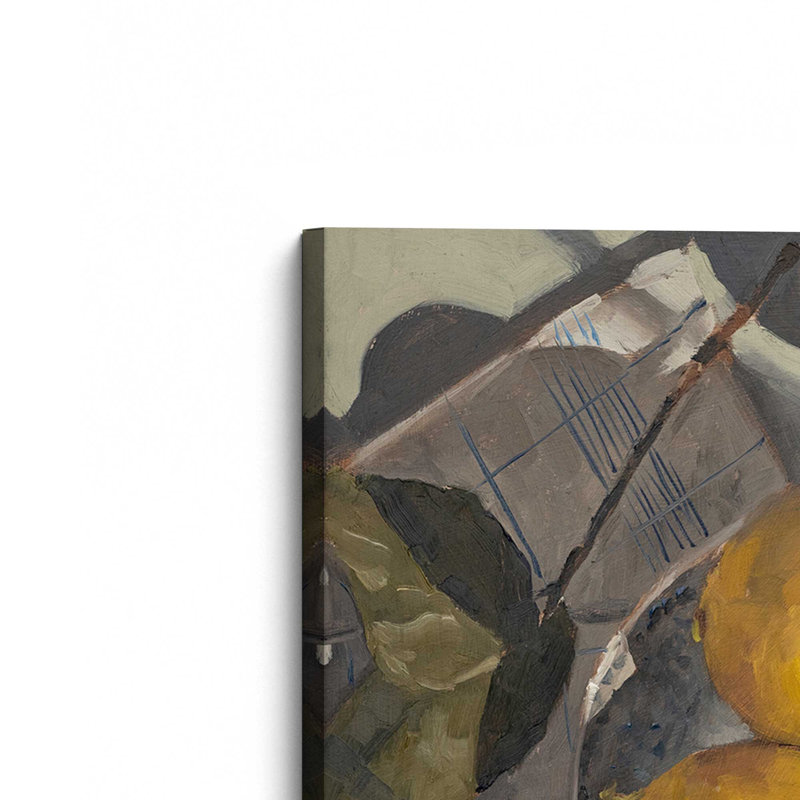 «Lemons In Light Shadow» par Miss Mustard Seed, reproduction d'art sur toile, 32" H x 24" W, Wrapped Canvas, Does Not Apply
