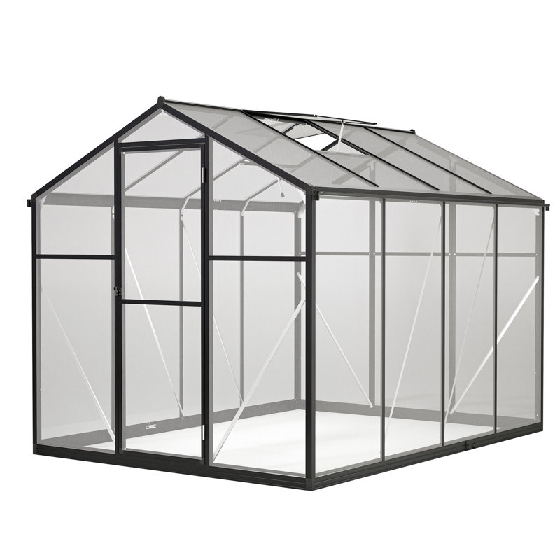 Large Walk-in Greenhouse - Stable Frame And Ventilation Outdoor Polycarbonate Secure Temperature-regulating