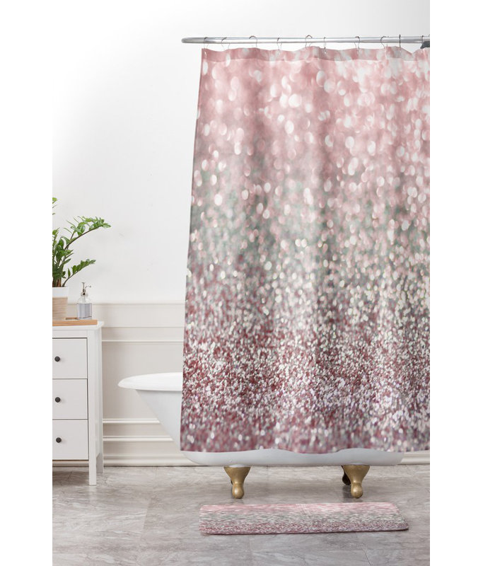 Memory Foam Non-Slip Bath Rug, Pink
