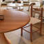 Ensemble de table de salle à manger en bois massif 5 pièces avec 4 chaises d'appoint en bois massif-934480717
