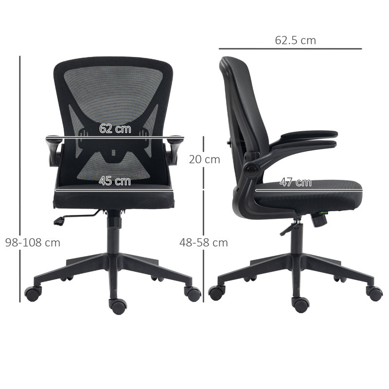 Adolar Mesh Office Chair, Dark Blue