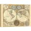 Double Hemisphere Map Of The World, 1794 by Samuel Dunn - Wrapped Canvas Art Prints-1401491979