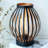 8.3" Black cordless Bedside Table Lamp battery operated 