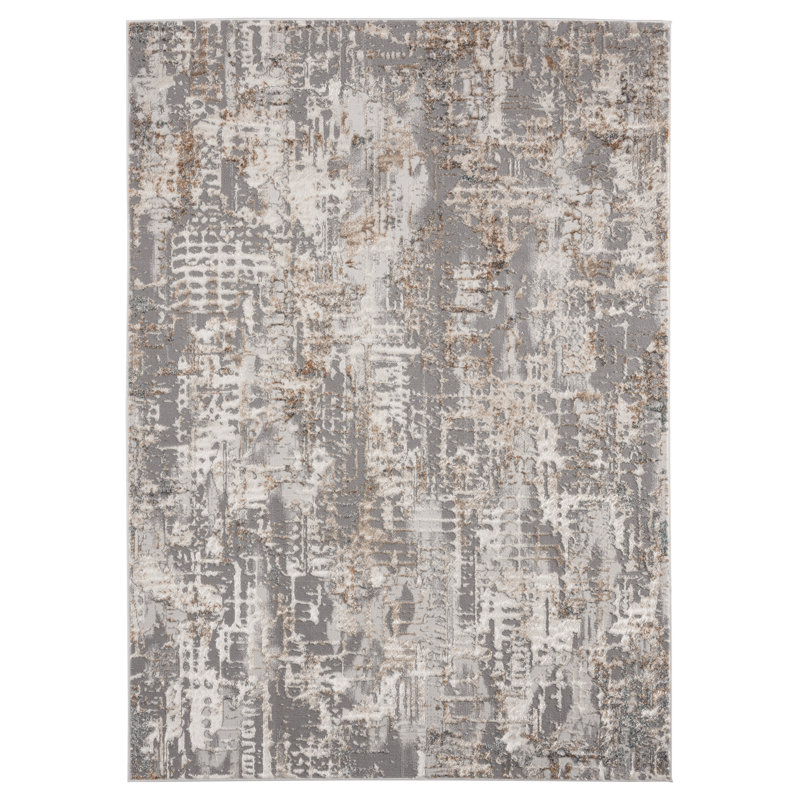 Abstract Indoor Rug, Rectangle 12'6" x 15'
