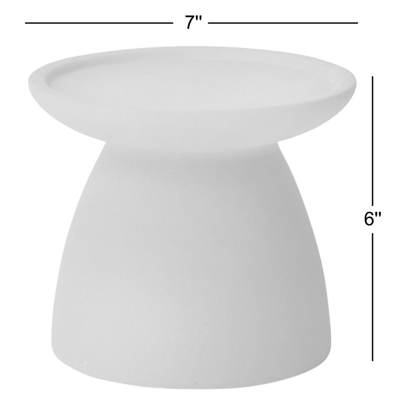 Sue 6" Ceramic Tabletop Candle Accessories
