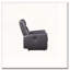 Fauteuil inclinable électrique en cuir fleur