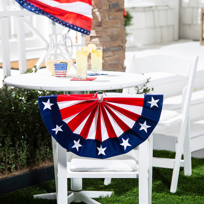 Adao Double Sided 9'' H x 18'' W Polyester Bunting