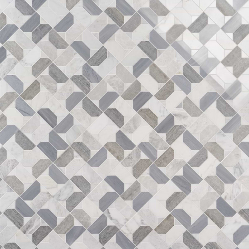 Pledge 12x12 Polished Marble Luxury Mosaic Tile