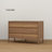 6-Drawer Accent Chest Dresser With Rubberwood Legs
