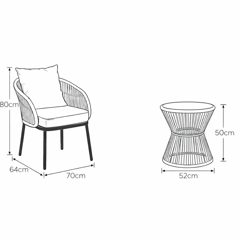 Sagone Polyethylene (PE) Wicker 2-Person With Cushions, Green