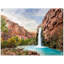 Impression de chutes de Havasu - art mural cascade du Grand Canyon - affiche de toile de rivière bleu turquoise - Arizona Nature Landscape Art-87054985
